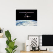 アトランティス国際的から宇宙駅のビュー ポスター (ホームオフィス)