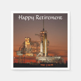 アトランティス宇宙シャトル打ち上げNASA スタンダードカクテルナプキン