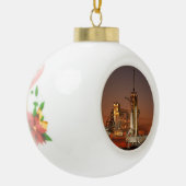 アトランティス宇宙シャトル打ち上げNASA セラミックボールオーナメント (左)