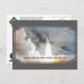 アトランティス宇宙シャトル「STS-135」最終飛行 ポストカード (正面/裏面)