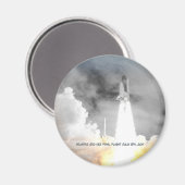 アトランティス宇宙シャトルSTS-135最終便 マグネット (正面/裏面)