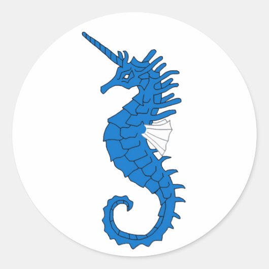 アトランティス王国ポピュレースバッジ ラウンドシール (正面)