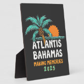 アトランティス・バハマが思い出を作る2025 フォトプラーク (側面)