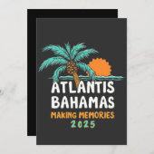 アトランティス・バハマが思い出を作る2025 案内状 (正面/裏面)