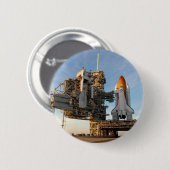 アトランティス(STS-122) -発射パッド 缶バッジ (正面&裏面)