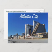 アトランティックシティのカジノ ポストカード (正面/裏面)