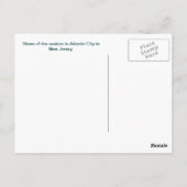 アトランティックシティのカジノ ポストカード (裏面)