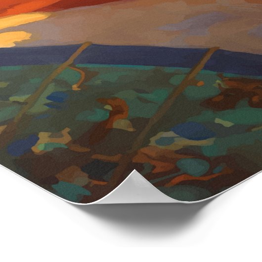 アトランティックシティの壮大なホテル ポスター (角)