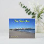 アトランティックシティの鋼製桟橋 ポストカード (スタンド正面)