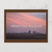 アトランティックシティアットサンセットポストカード ポストカード (正面)
