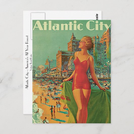 アトランティックシティアメリカズオールイヤーリゾート ポストカード (正面/裏面)