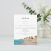 アトランティックシティウォーターカラービーチスカイライン詳細カード 招待状 (スタンド正面)