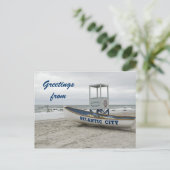 アトランティックシティニュージャージーからの挨拶 ポストカード (スタンド正面)