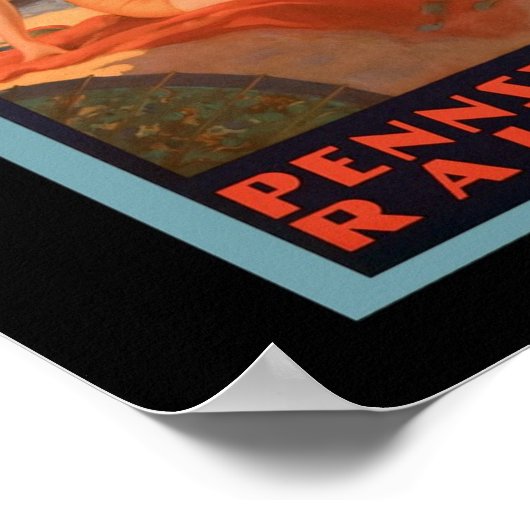 アトランティックシティニュージャージーのヴィンテージ旅行ポスター ポスター (角)