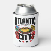 アトランティックシティニュージャージーカジノ賭博 缶クーラー (缶正面)