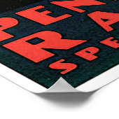 アトランティックシティニュージャージーヴィンテージ旅行 ポスター (角)