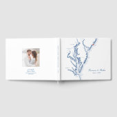 アトランティックシティニュージャージー結婚の地図 ゲストブック (全面)