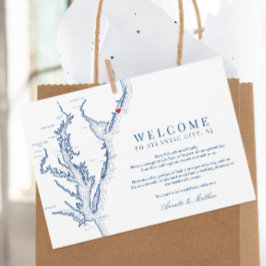 アトランティックシティニュージャージー結婚ズの歓迎の日程 サンキューカード