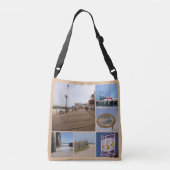 アトランティックシティビーチフォトコラージュ クロスボディバッグ (裏面)
