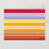 アトランティックシティビーチボードウォークアーポップ・アートのト ポストカード (裏面)