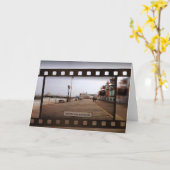 アトランティックシティビーチボードウォークオンフィルム カード (黄色い花)