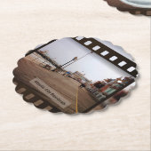 アトランティックシティビーチボードウォークオンフィルム ペーパーコースター (アングル)