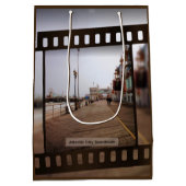 アトランティックシティビーチボードウォークオンフィルム ミディアムペーパーバッグ (裏面)