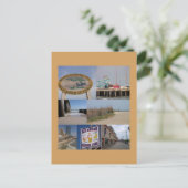 アトランティックシティフォトコラージポストカード ポストカード (スタンド正面)