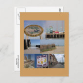 アトランティックシティフォトコラージポストカード ポストカード (正面/裏面)