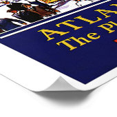 アトランティックシティプリントのヴィンテージ旅行ポスター ポスター (角)