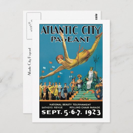 アトランティックシティページェント ポストカード (正面/裏面)