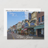 アトランティックシティボードウォークニュージャージーUSA ポストカード (正面/裏面)