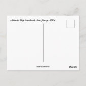 アトランティックシティボードウォークニュージャージーUSA ポストカード (裏面)