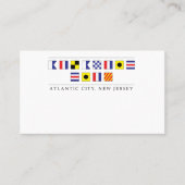 アトランティックシティマリンビジネスカード 名刺 (正面)