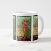 アトランティックシティリゾートペンシルバニア鉄道旅行 ジャンボコーヒーマグカップ (正面右)