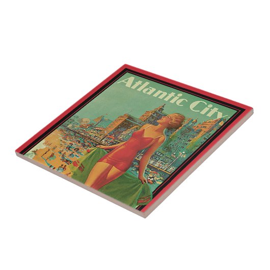 アトランティックシティリゾートペンシルバニア鉄道旅行 タイル (側面)