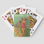 アトランティックシティリゾートペンシルバニア鉄道旅行 トランプ (裏面)