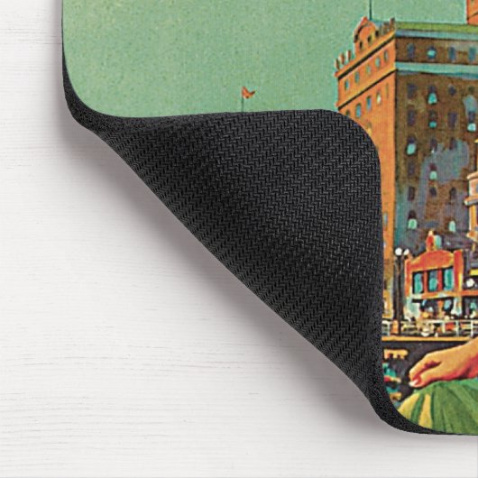 アトランティックシティリゾートペンシルバニア鉄道旅行 マウスパッド (コーナー)