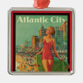 アトランティックシティリゾートペンシルバニア鉄道旅行 メタルオーナメント (正面)