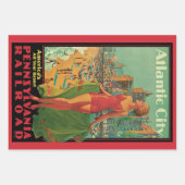 アトランティックシティリゾートペンシルバニア鉄道旅行 ラッピングペーパーシート (正面2)