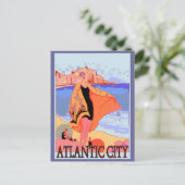 アトランティックシティヴィンテージポスター2 ポストカード (スタンド正面)