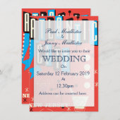 アトランティックシティヴィンテージ賭博旅行ポスター 招待状 (正面/裏面)