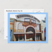 アトランティックシティーのはがきに搭乗する ポストカード (正面/裏面)