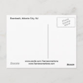 アトランティックシティーのはがきに搭乗する ポストカード (裏面)