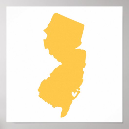 アトランティックシティー、ニュージャージー州の愛 ポスター (正面)