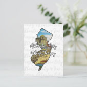 アトランティックシティー、ニュージャージー州ヴィンテージ検査はがき ポストカード (スタンド正面)