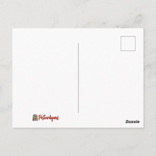 アトランティックシティー、ニュージャージー州ヴィンテージ検査はがき ポストカード (裏面)