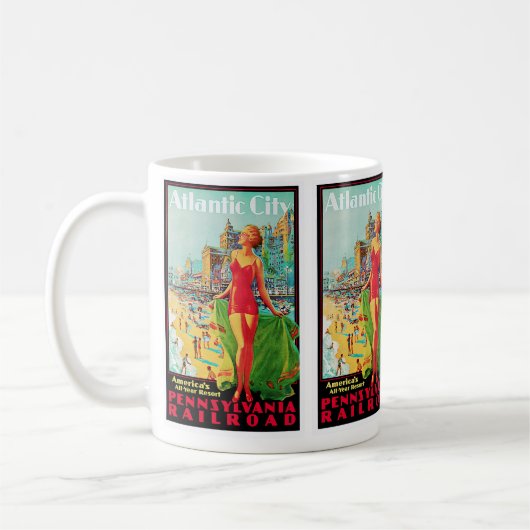 アトランティックシティ～アメリカの一年中の遊び場 コーヒーマグカップ (左)