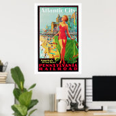 アトランティックシティ~アメリカズオールイヤーリゾート ポスター (ホームオフィス)