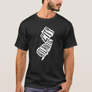 アトランティックシティ、ニュージャージー州の地図の概要 – USA Travel Tシャツ